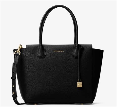 michael michael kors large mercer leather satchel|Michael Kors manhattan leather satchel.